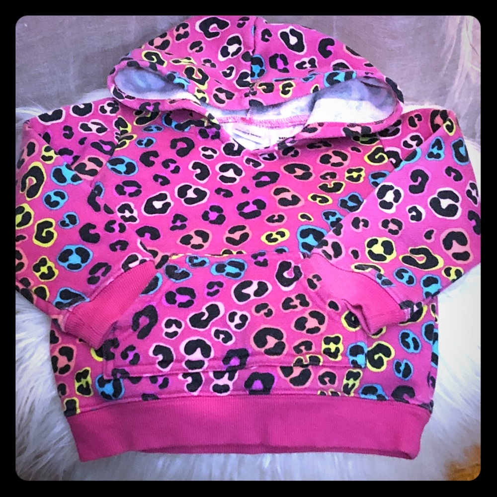 🐾 Jumping Beans Girls 24m Fleece Hoodie🎀